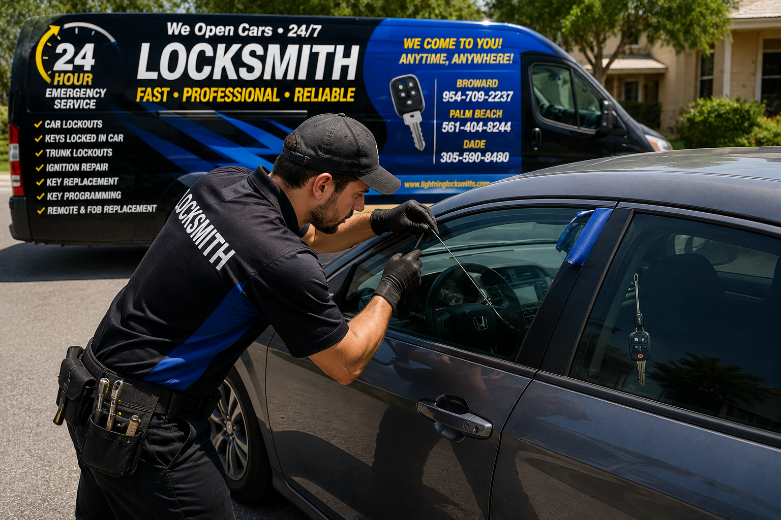 Locked Keys in the Car Bayfront Park