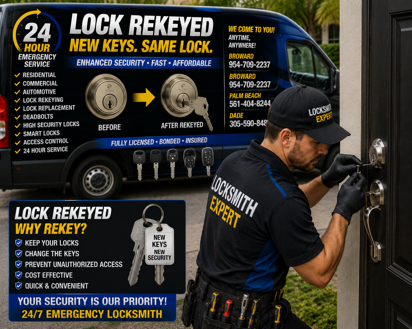 Locks Rekeyed Davie