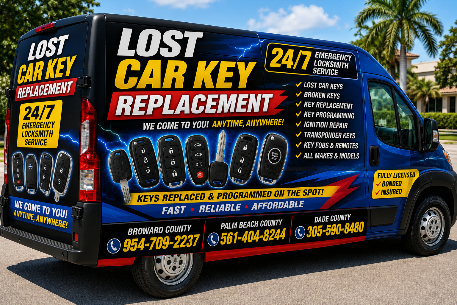 Lost Car Key Replacement in Lantana